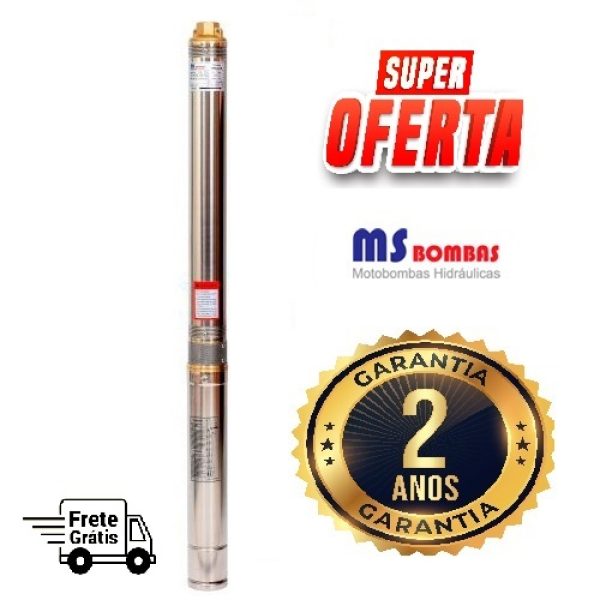 BOMBA CANETA 2,5POL 1/2CV 2.16 2F 110V