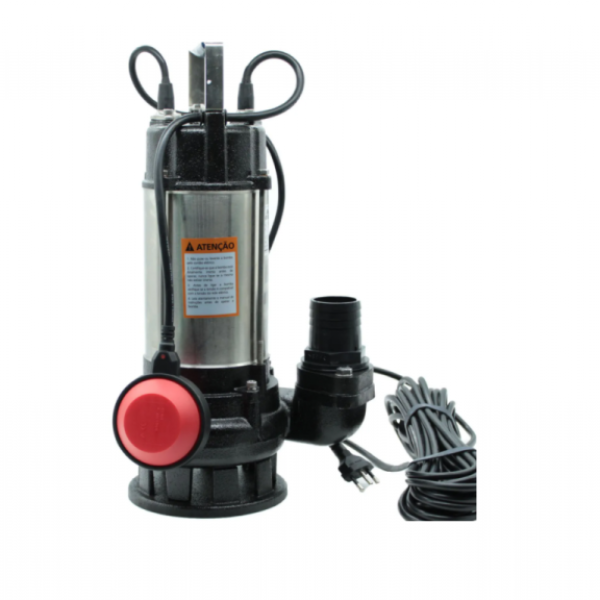 BOMBA SUBMERSÍVEL 1,5CV PARA ESGOTO